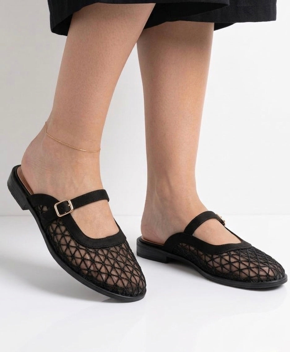 Anessa mesh mules