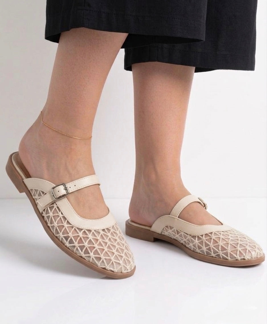 Anessa mesh mules